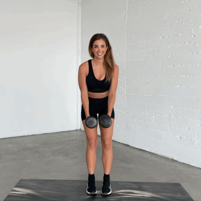 Alternating curtsy lunge with back fly